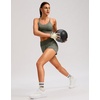 G Gradual Women’s Running Shorts with Mesh Liner 3″ Workout Athletic Shorts for Women with Phone Pockets(Olive)