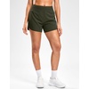 G Gradual Women’s Running Shorts with Mesh Liner 3″ Workout Athletic Shorts for Women with Phone Pockets(Olive)