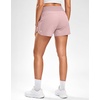 G Gradual Women’s Running Shorts with Mesh Liner 3″ Workout Athletic Shorts for Women with Phone Pockets(Pink)