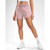 G Gradual Women’s Running Shorts with Mesh Liner 3″ Workout Athletic Shorts for Women with Phone Pockets(Pink)