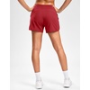 G Gradual Women’s Running Shorts with Mesh Liner 3″ Workout Athletic Shorts for Women with Phone Pockets(Red)