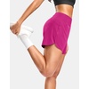 G Gradual Women’s Running Shorts with Mesh Liner 3″ Workout Athletic Shorts for Women with Phone Pockets(Sizzling Pink)