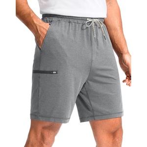 G Gradual Men’s Sweat Casual Shorts Soft Moisture Wicking Athletic Gym Shorts with 3 Pockets for Lounge Workout Running(Heather Grey Sage)