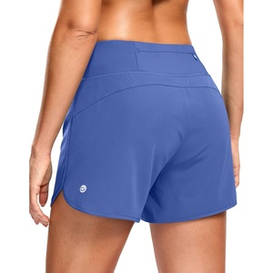 G Gradual Women’s Running Shorts with Mesh Liner 3″ Workout Athletic Shorts for Women with Phone Pockets(Blue)