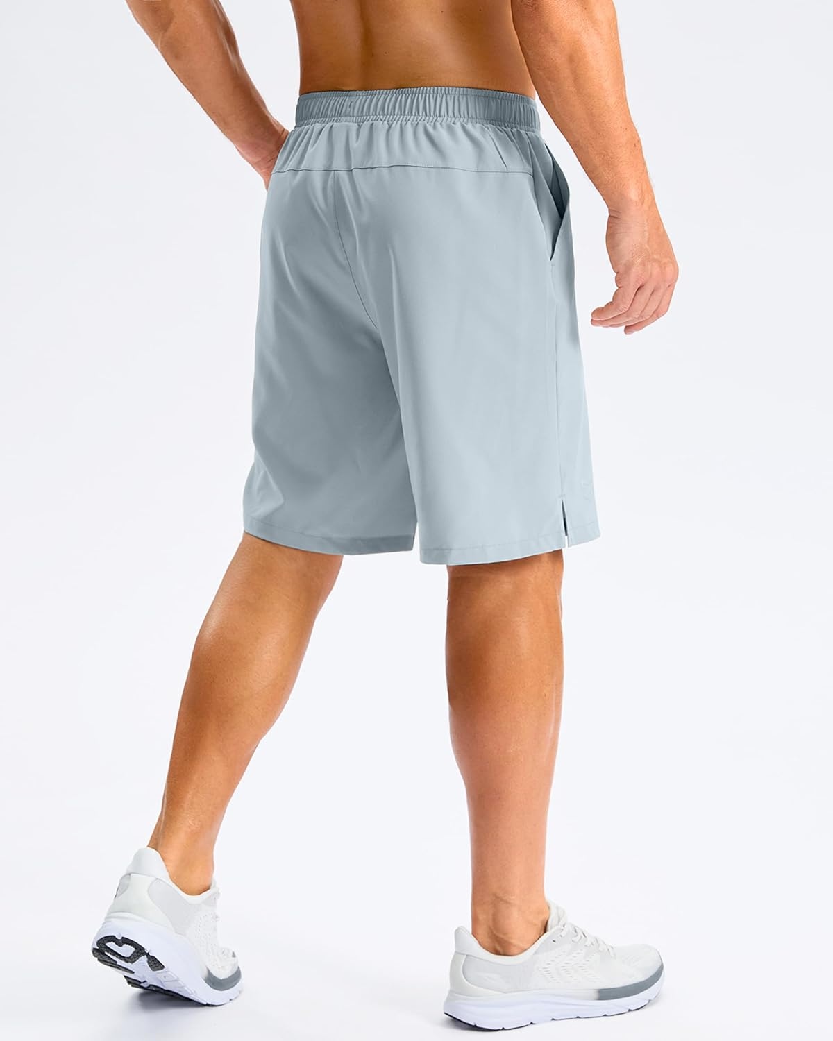 image:imageG Gradual Mens Athletic Running Shorts with Pockets Lightweight Quick Dry 5 7 9 Basketball Workout Gym Shorts for MenLight Grey