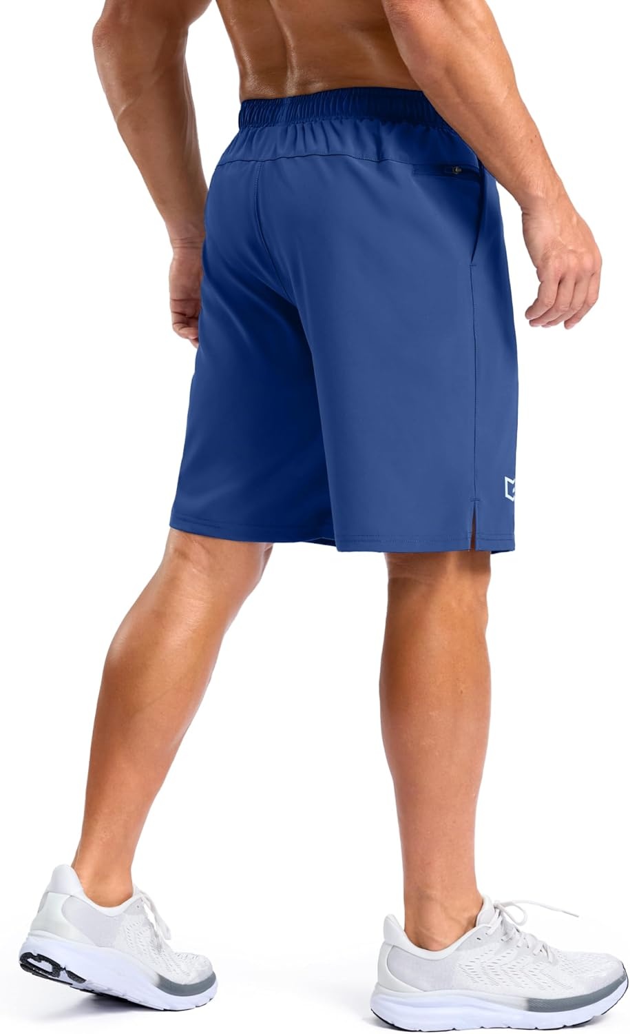 image:imageG Gradual Mens Workout Gym Shorts with 2 Zipper Pockets 7 5 9 Quick Dry Athletic Running Basketball Shorts for MenRoyal Blue