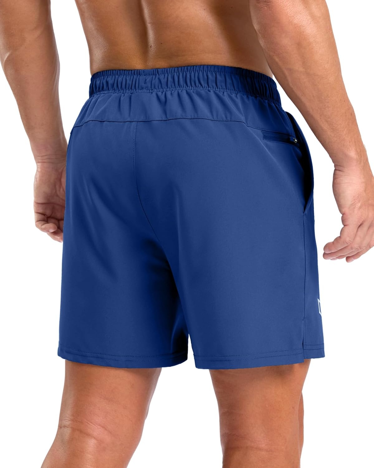image:imageG Gradual Mens Workout Gym Shorts with 2 Zipper Pockets 7 5 9 Quick Dry Athletic Running Basketball Shorts for MenRoyal Blue
