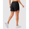 G Gradual 5″/7″ Athletic Running Shorts for Women 2 Zipper Pockets Lightweight Workout Gym Summer Dolphin Shorts with Liner(Black)