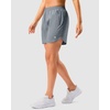 G Gradual 5″/7″ Athletic Running Shorts for Women 2 Zipper Pockets Lightweight Workout Gym Summer Dolphin Shorts with Liner(Light Grey)