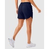 G Gradual 5″/7″ Athletic Running Shorts for Women 2 Zipper Pockets Lightweight Workout Gym Summer Dolphin Shorts with Liner(Navy)