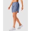 G Gradual 5″/7″ Athletic Running Shorts for Women 2 Zipper Pockets Lightweight Workout Gym Summer Dolphin Shorts with Liner(Stone Blue)