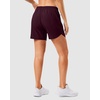 G Gradual 5″/7″ Athletic Running Shorts for Women 2 Zipper Pockets Lightweight Workout Gym Summer Dolphin Shorts with Liner(Wine)