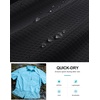 G Gradual Men’s Fishing Shirts with Zipper Pockets UPF 50+ Lightweight Cool Short Sleeve Button Down Shirts for Men Hiking(Black)
