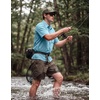 G Gradual Men’s Fishing Shirts with Zipper Pockets UPF 50+ Lightweight Cool Short Sleeve Button Down Shirts for Men Hiking(Capri)