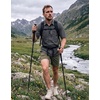 G Gradual Men’s Fishing Shirts with Zipper Pockets UPF 50+ Lightweight Cool Short Sleeve Button Down Shirts for Men Hiking(Dark Grey)