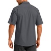 G Gradual Men’s Fishing Shirts with Zipper Pockets UPF 50+ Lightweight Cool Short Sleeve Button Down Shirts for Men Hiking(Dark Grey)