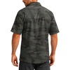 G Gradual Men’s Fishing Shirts with Zipper Pockets UPF 50+ Lightweight Cool Short Sleeve Button Down Shirts for Men Hiking(Green Camo)