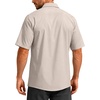 G Gradual Men’s Fishing Shirts with Zipper Pockets UPF 50+ Lightweight Cool Short Sleeve Button Down Shirts for Men Hiking(Khaki)