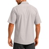 G Gradual Men’s Fishing Shirts with Zipper Pockets UPF 50+ Lightweight Cool Short Sleeve Button Down Shirts for Men Hiking(Light Khaki)