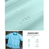 G Gradual Men’s Fishing Shirts with Zipper Pockets UPF 50+ Lightweight Cool Short Sleeve Button Down Shirts for Men Hiking(Mint Green)
