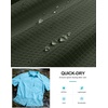 G Gradual Men’s Fishing Shirts with Zipper Pockets UPF 50+ Lightweight Cool Short Sleeve Button Down Shirts for Men Hiking(Olive)
