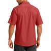G Gradual Men’s Fishing Shirts with Zipper Pockets UPF 50+ Lightweight Cool Short Sleeve Button Down Shirts for Men Hiking(Red)