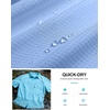 G Gradual Men’s Fishing Shirts with Zipper Pockets UPF 50+ Lightweight Cool Short Sleeve Button Down Shirts for Men Hiking(Sail)