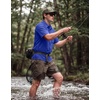 G Gradual Men’s Fishing Shirts with Zipper Pockets UPF 50+ Lightweight Cool Short Sleeve Button Down Shirts for Men Hiking(Sky Vivid Blue)