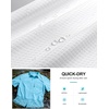 G Gradual Men’s Fishing Shirts with Zipper Pockets UPF 50+ Lightweight Cool Short Sleeve Button Down Shirts for Men Hiking(White)