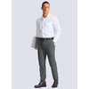 G Gradual Men’s Golf Pants 30″/32″/34″ Stretch Work Dress Pants Lightweight Casual Slacks with Zipper Pockets(Dark Gray)