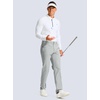 G Gradual Men’s Golf Pants 30″/32″/34″ Stretch Work Dress Pants Lightweight Casual Slacks with Zipper Pockets(Halo Grey)