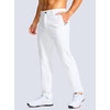 G Gradual Men’s Golf Pants 30″/32″/34″ Stretch Work Dress Pants Lightweight Casual Slacks with Zipper Pockets(White)
