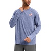 Men’s Sun Protection Shirts UPF 50+ Rash Guard for Men Swim Long Sleeve Hiking Fishing Athletic Workout Shirt(Flag)