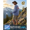 Men’s Sun Protection Shirts UPF 50+ Rash Guard for Men Swim Long Sleeve Hiking Fishing Athletic Workout Shirt(Flag)