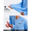 Men’s Sun Protection Shirts UPF 50+ Rash Guard for Men Swim Long Sleeve Hiking Fishing Athletic Workout Shirt(Waves)