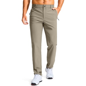 G Gradual Men’s Golf Pants 30″/32″/34″ Stretch Work Dress Pants Lightweight Casual Slacks with Zipper Pockets(Carbon Dust)