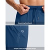 G Gradual Men’s Joggers with Zipper Pockets Athletic Workout Gym Pants Stretch Running Track Jogging Sweatpants for Men(Blue)