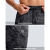 G Gradual Men’s Joggers with Zipper Pockets Athletic Workout Gym Pants Stretch Running Track Jogging Sweatpants for Men(Grey Camo)