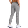 G Gradual Men’s Joggers with Zipper Pockets Athletic Workout Gym Pants Stretch Running Track Jogging Sweatpants for Men(Light Grey)