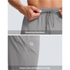 G Gradual Men’s Joggers with Zipper Pockets Athletic Workout Gym Pants Stretch Running Track Jogging Sweatpants for Men(Light Grey)