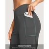 G Gradual Women’s 14″ Bermuda Long Shorts Knee Length High Waisted Athletic Shorts with Pockets Stretch Casual Summer Walking(Dark Grey)