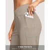 G Gradual Women’s 14″ Bermuda Long Shorts Knee Length High Waisted Athletic Shorts with Pockets Stretch Casual Summer Walking(Dark Khaki)