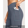 G Gradual Women’s 14″ Bermuda Long Shorts Knee Length High Waisted Athletic Shorts with Pockets Stretch Casual Summer Walking(Dusty Blue)