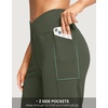 G Gradual Women’s 14″ Bermuda Long Shorts Knee Length High Waisted Athletic Shorts with Pockets Stretch Casual Summer Walking(Sage)