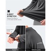 Men’s Sun Protection Hoodie Shirts Long Sleeve UPF 50+ Swim Shirts for Men Rash Guard Fishing Shirt Quick Dry(Dark Grey)