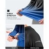 Men’s Sun Protection Hoodie Shirts Long Sleeve UPF 50+ Swim Shirts for Men Rash Guard Fishing Shirt Quick Dry(Gradient Black Blue)