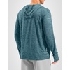 Men’s Sun Protection Hoodie Shirts Long Sleeve UPF 50+ Swim Shirts for Men Rash Guard Fishing Shirt Quick Dry(Heather Aquamarine)