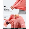 Men’s Sun Protection Hoodie Shirts Long Sleeve UPF 50+ Swim Shirts for Men Rash Guard Fishing Shirt Quick Dry(Heather Brick Red)