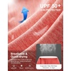 Men’s Sun Protection Hoodie Shirts Long Sleeve UPF 50+ Swim Shirts for Men Rash Guard Fishing Shirt Quick Dry(Heather Brick Red)