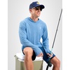 Men’s Sun Protection Hoodie Shirts Long Sleeve UPF 50+ Swim Shirts for Men Rash Guard Fishing Shirt Quick Dry(Heather Sky Blue)